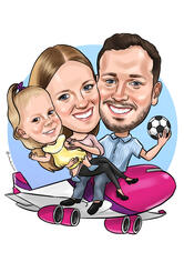 Keliautojų šeimynos šaržas