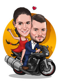 Porelės ant motociklo šaržas